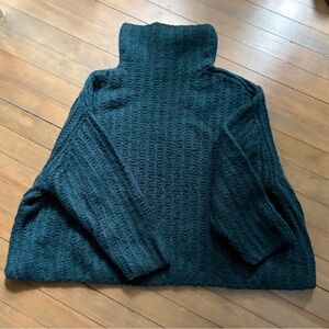 Free People Deep Teal Turtleneck Sweater